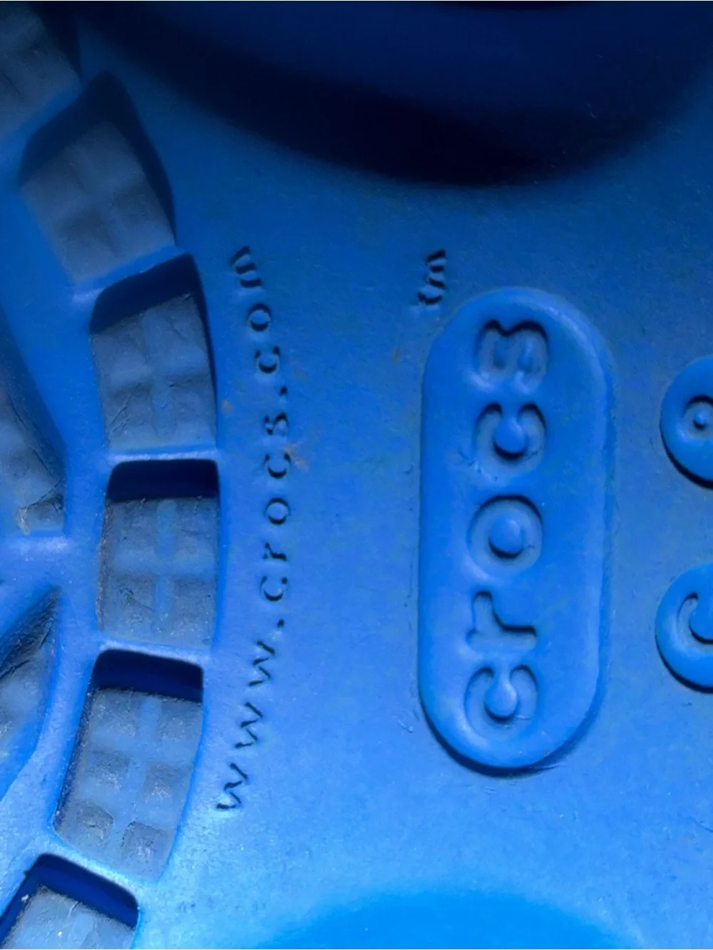 CROCS Kids Royal Blue Classic Clog with Heel Strap
